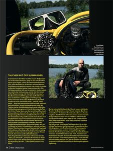 Die Tauchschule Scubamarine aus Ulm testet Rolex Submariner