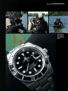 Die Tauchschule Scubamarine aus Ulm testet Rolex Submariner